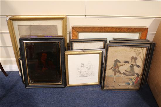 A quantity of assorted prints, drawings and photographs